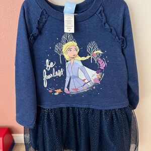Frozen Navy Blue Kids Top